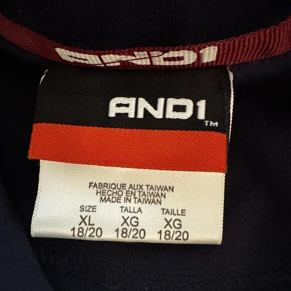 Vintage Y2K AND1 Basketball Full Zip Jacket Embroidered - Size XL - Picture 6 of 7